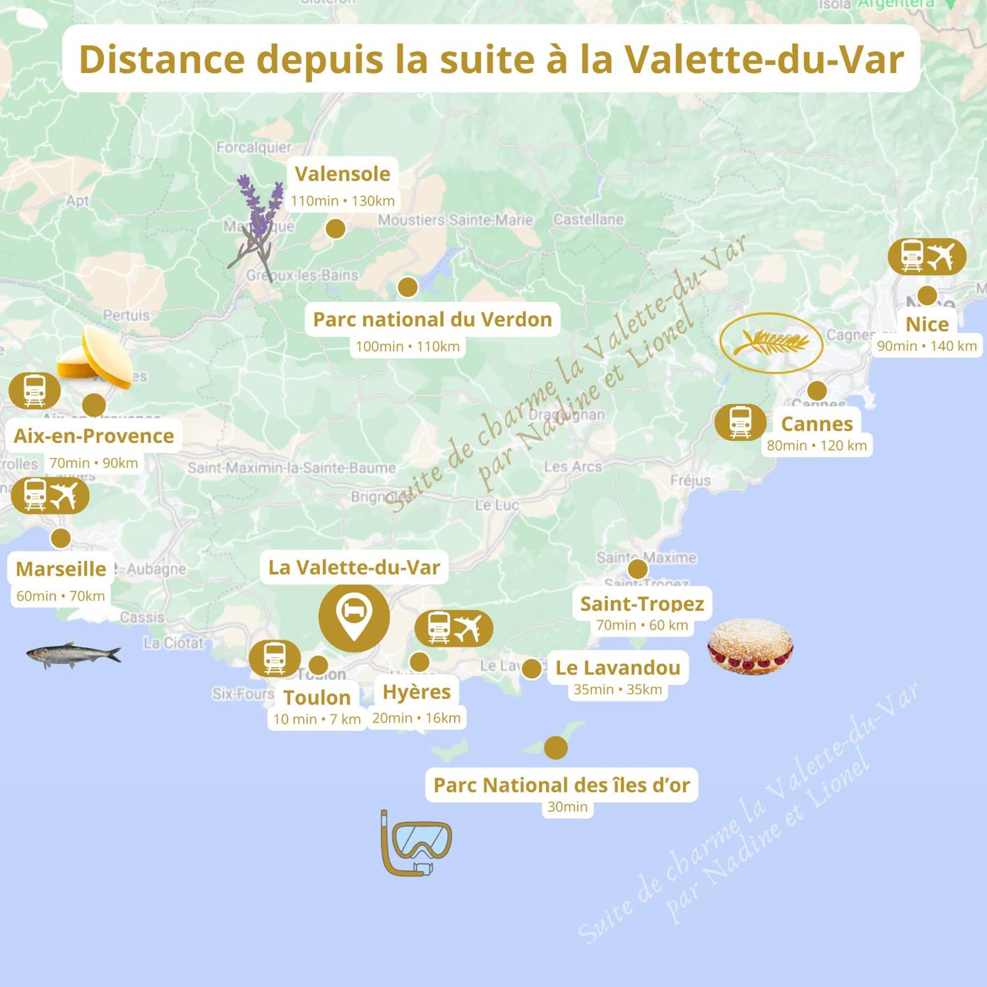 Chambre Deluxe Olivier Et Pinedo La Valette-du-Var Eksteriør bilde